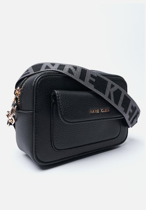 Anne Klein - Detachable strap crossbody bag-Black