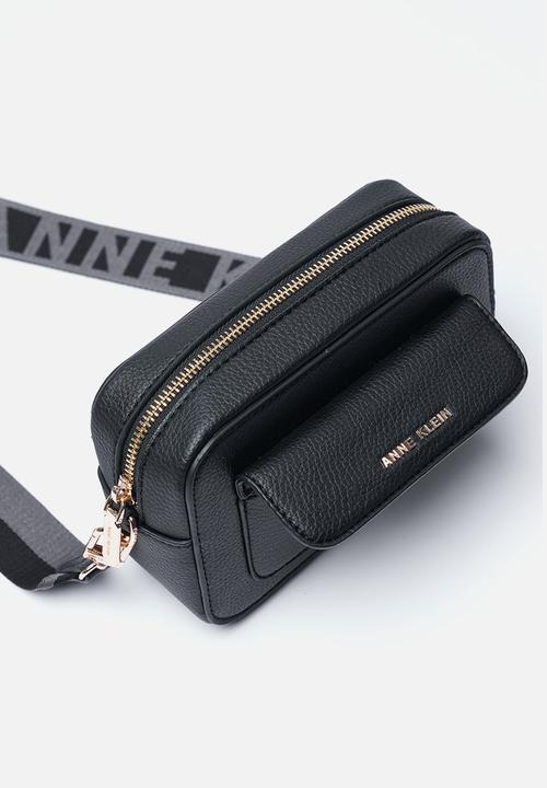 Anne Klein - Detachable strap crossbody bag-Black