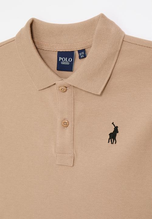POLO - Boys austin short sleeve golfer - taupe