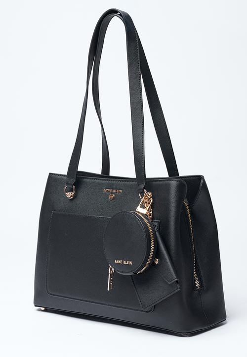 Exclusive Silvia Triple Compartment Satchel Bag-Black