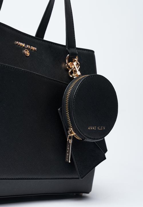 Anne Klein - Exclusive Silvia Triple Compartment Satchel Bag-Black
