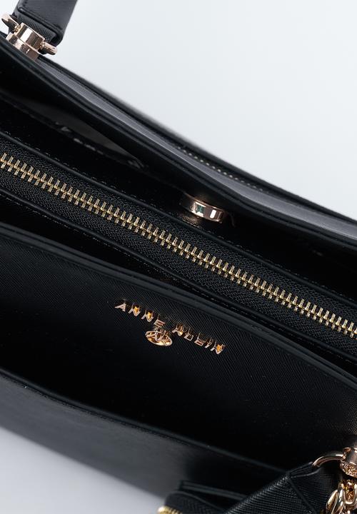 Anne Klein - Exclusive Silvia Triple Compartment Satchel Bag-Black