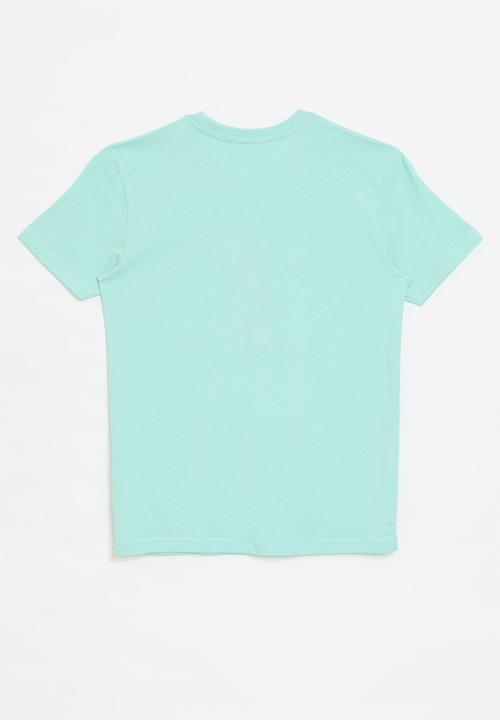 POLO - Boys logan crested short sleeve tee - turquoise
