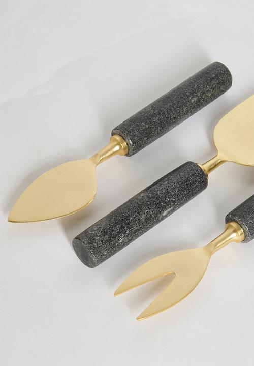 Sixth Floor - Rev cheese knives set of 3 - Grey