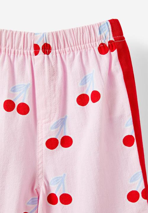 Cotton On - Blake short -  blush pink/cherries