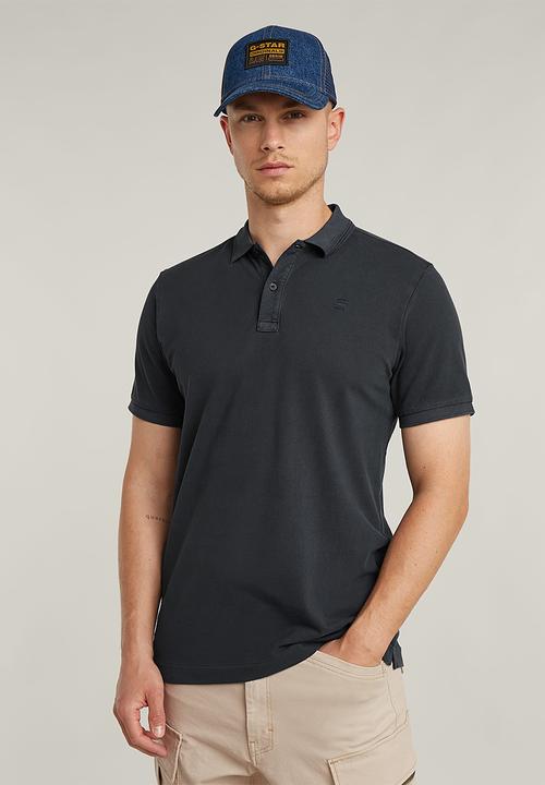 G-STAR - Dunda Overdyed Slim Polo S\S - Salute Gd