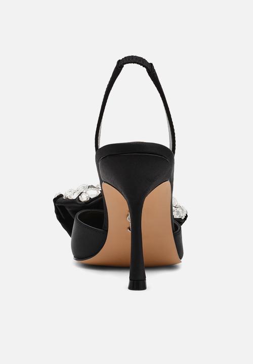 Steve Madden - Lovie heel - blk satin