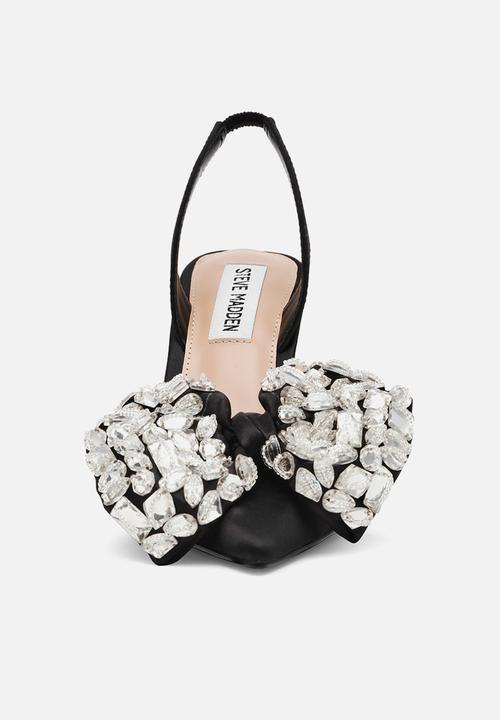 Steve Madden - Lovie heel - blk satin