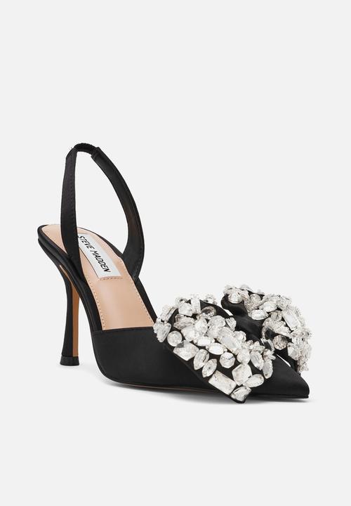 Steve Madden - Lovie heel - blk satin