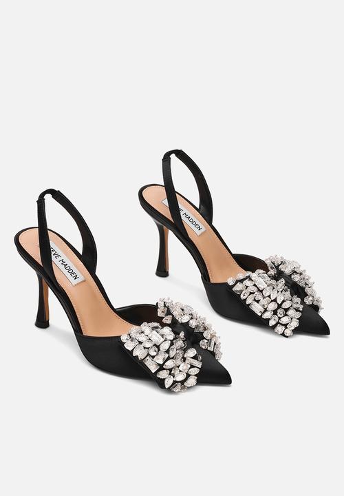 Steve Madden - Lovie heel - blk satin