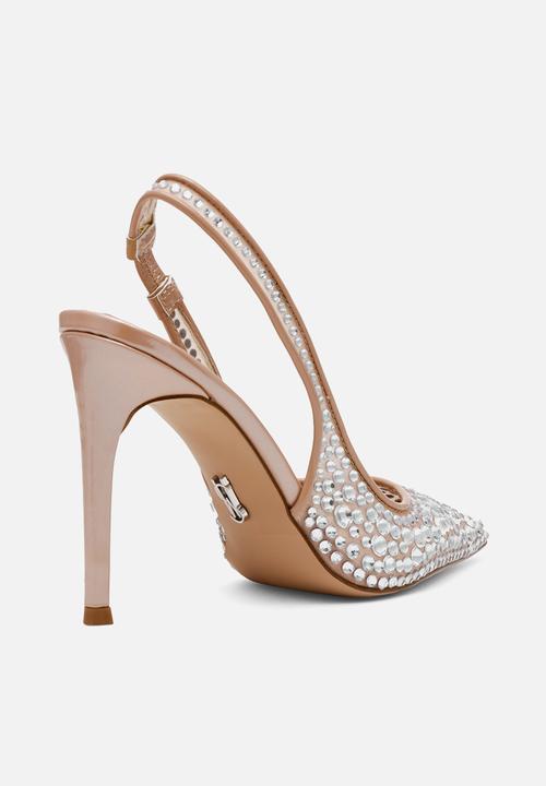 Steve Madden - Reyes-r heel rhinestone - nude