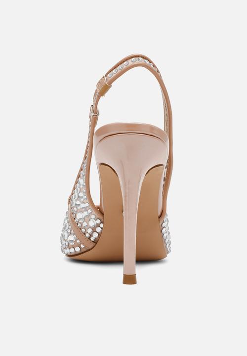 Steve Madden - Reyes-r heel rhinestone - nude