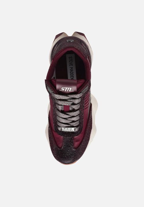 Steve Madden - Setback-r sneaker - dk cherry lacq