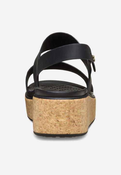 Crocs - Brooklyn klyn cork low wedge - black