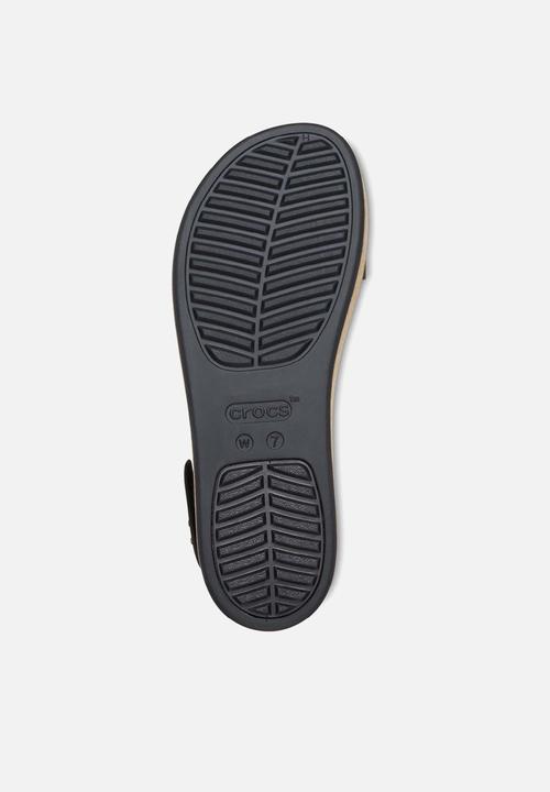 Crocs - Brooklyn klyn cork low wedge - black