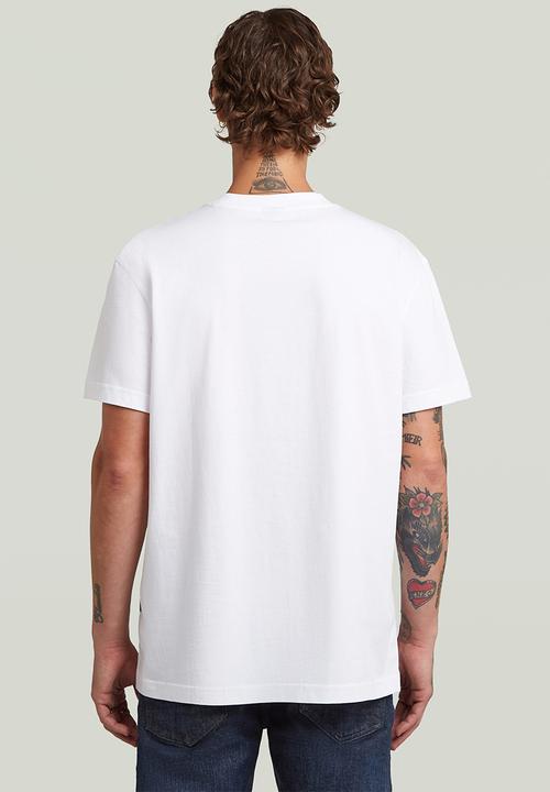 G-STAR - Hd Print R T - White