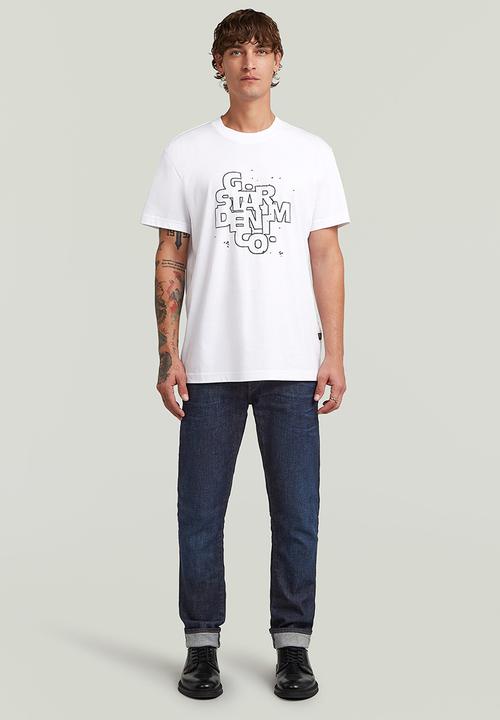 G-STAR - Hd Print R T - White