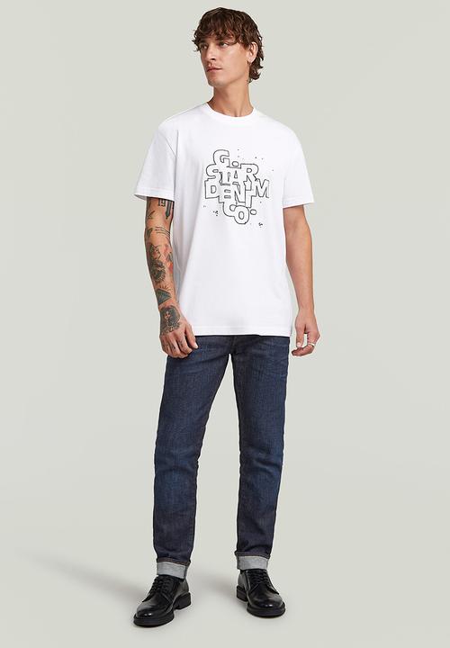 G-STAR - Hd Print R T - White