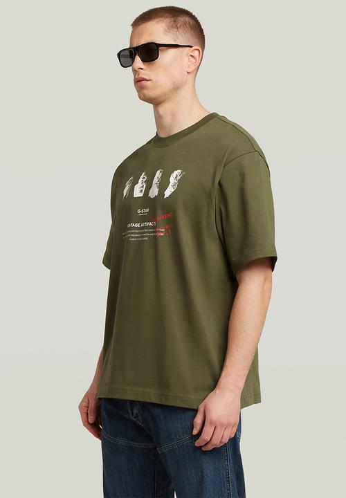 G-STAR - Artifacts Boxy R T - Shadow Olive