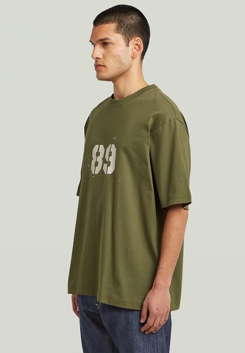 G-STAR - Sprayed 89 Back Gr Boxy R T - Shadow Olive
