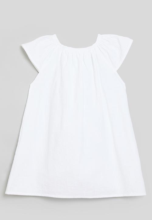Pop Candy - Cap sleeve dress - white