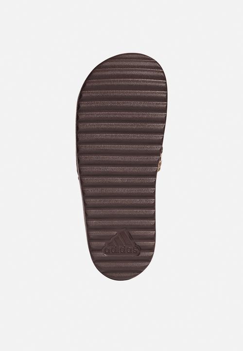 adidas Originals - Adilette platform - jr9234 - shadow brown/ftwr white/magic beige