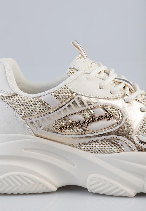 SISSY BOY - JESSICA SNEAKER - CREAM & GOLD
