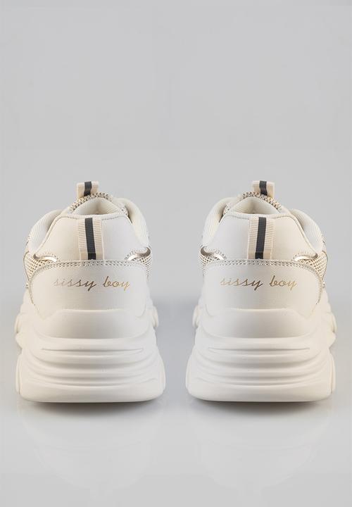 SISSY BOY - JESSICA SNEAKER - CREAM & GOLD
