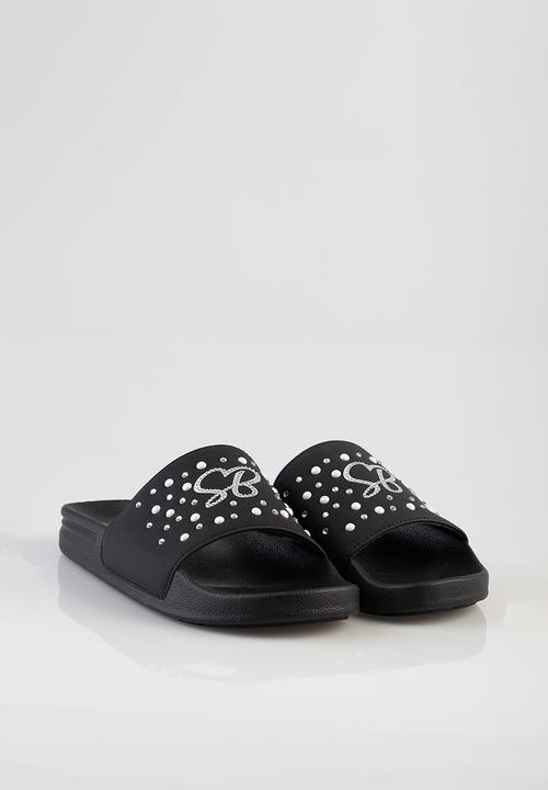 SISSY BOY - PAULA SLIDE - BLACK