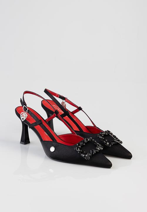 SISSY BOY - BROCHY HEEL - BLACK