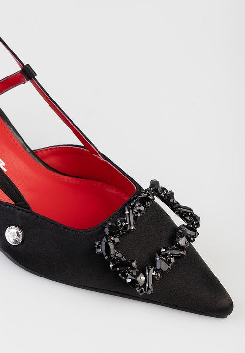 SISSY BOY - BROCHY HEEL - BLACK