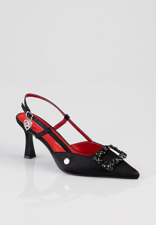 SISSY BOY - BROCHY HEEL - BLACK