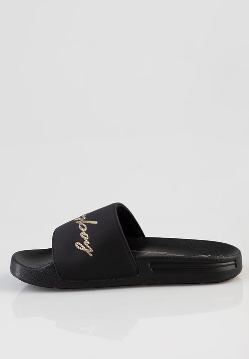 SISSY BOY - PAULA BOLD SLIDE - BLACK