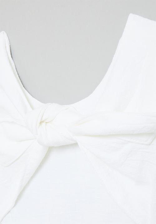 Pop Candy - Frilled sleeve dress - white