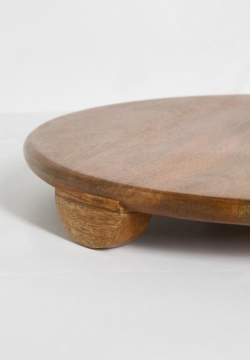 Sixth Floor - Stack wooden platter set of 3 - Natural