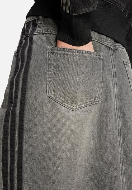 adidas Originals - Denim Long Skt - black