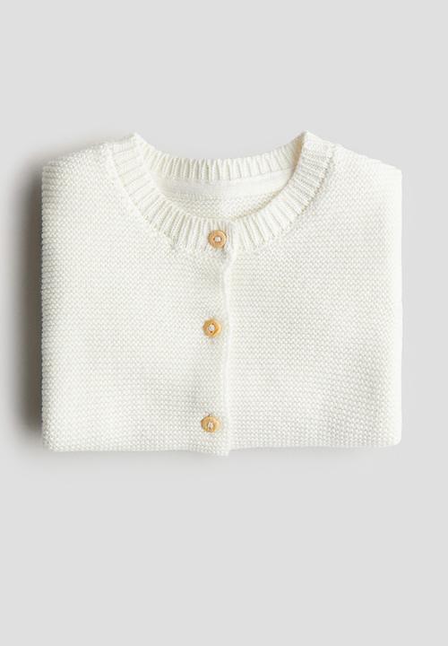H&M - Knitted cardigan - white