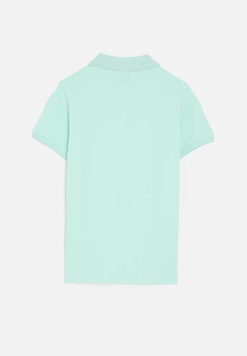 POLO - Girls nina short sleeve golfer - turquoise