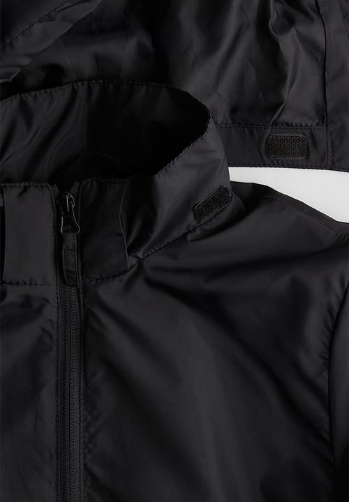 H&M - Hooded windbreaker - black