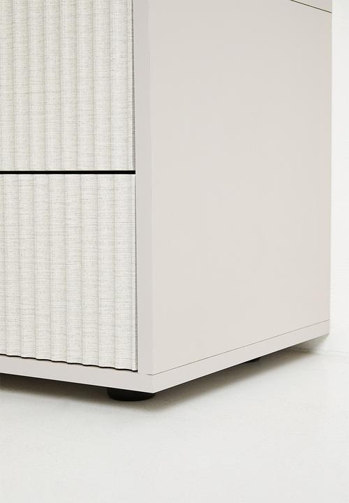 Me&Co - Alto 2 Drawer Pedestal - Taupe