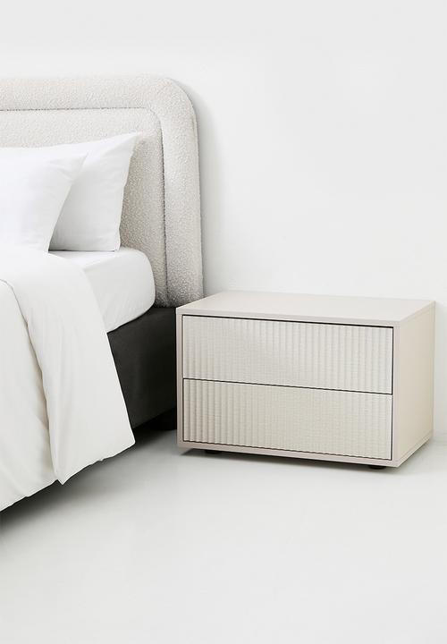 Me&Co - Alto 2 Drawer Pedestal - Taupe