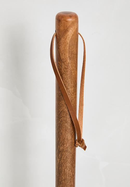 Sixth Floor - Marble & wood paper towel holder - Natural