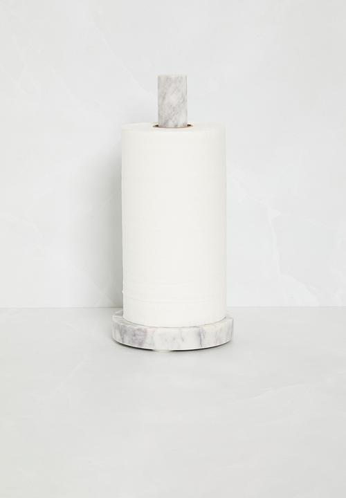 Sixth Floor - Cree marble towel holder - White