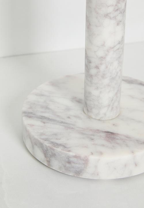 Sixth Floor - Cree marble towel holder - White