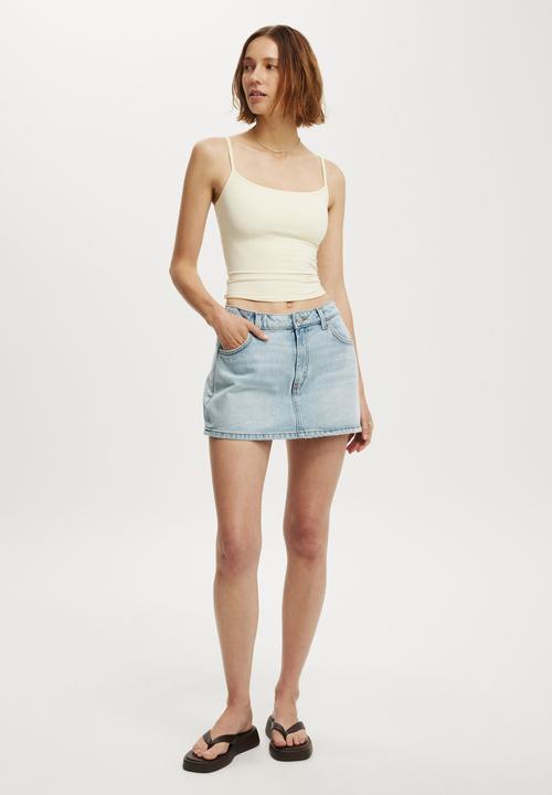 Cotton On - Mini denim skort - midnight blue