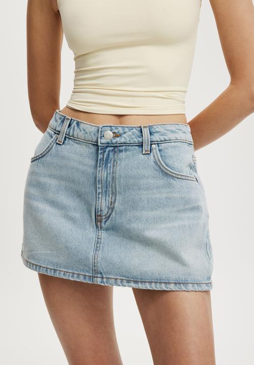 Cotton On - Mini denim skort - midnight blue