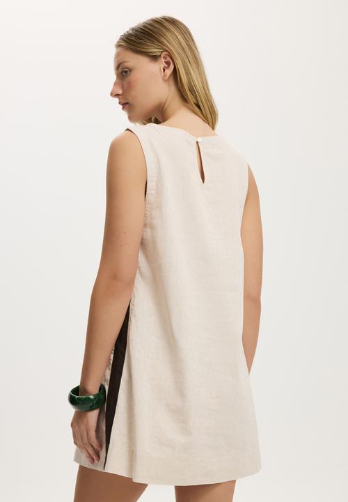 Cotton On - Shift mini dress - surf flower natural