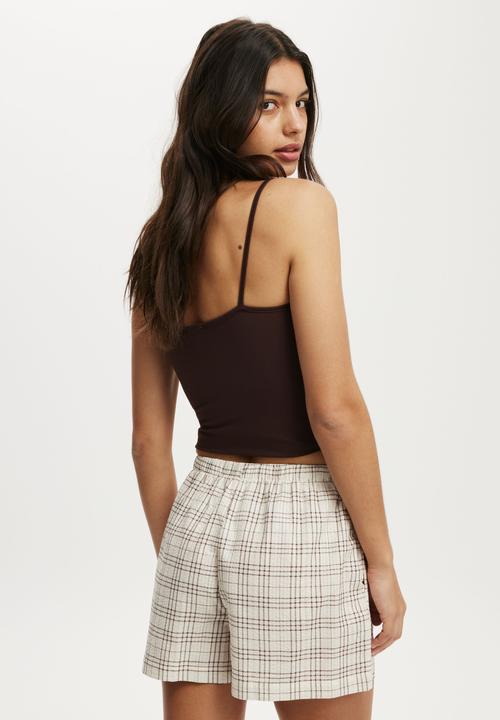 Cotton On - Haven short - bethany check texture