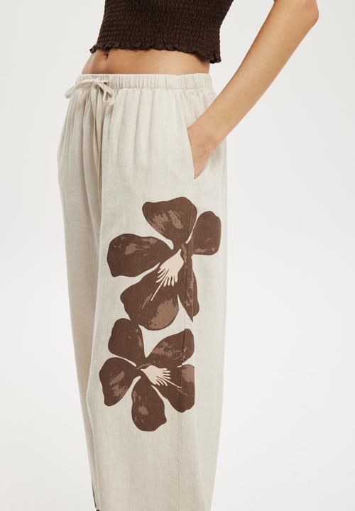 Cotton On - Haven wide leg pant - surf flower print