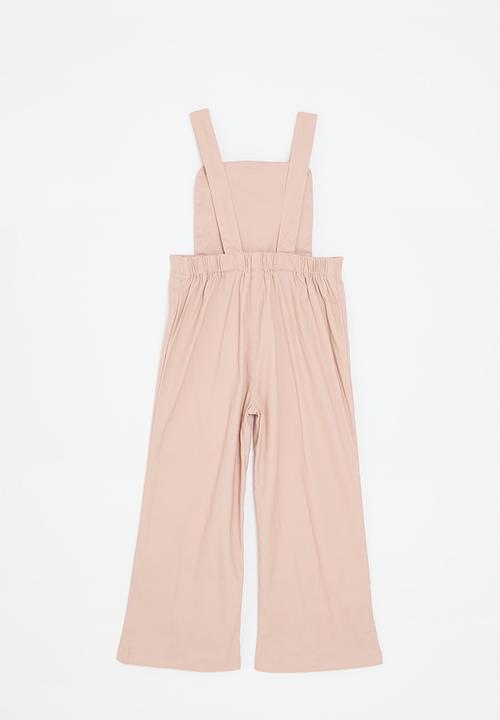 Pop Candy - Jumpsuit with knot straps - pink